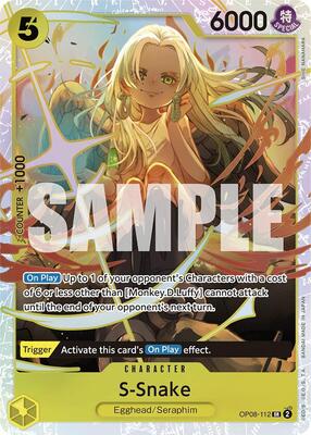S-Snake card from Two Legends