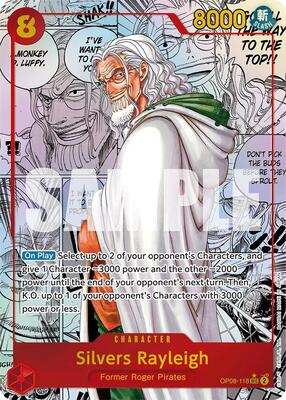 Silvers Rayleigh (Parallel) (Manga) card from Two Legends