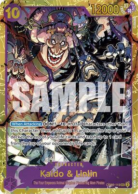 Kaido & Linlin card from Two Legends