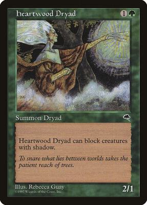Heartwood Dryad card from Tempest