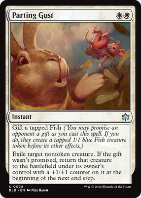 Parting Gust card from Bloomburrow