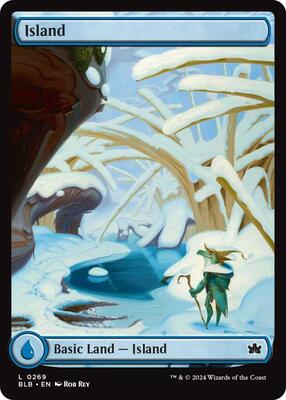 Island (0269) card from Bloomburrow