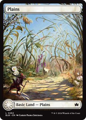 Plains (0262) card from Bloomburrow