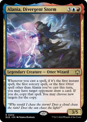 Alania, Divergent Storm card from Bloomburrow