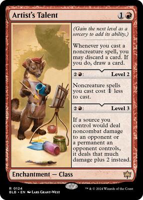 Artist's Talent card from Bloomburrow