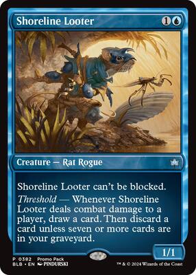 Shoreline Looter card from Promo Pack: Bloomburrow