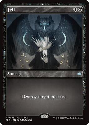 Fell card from Promo Pack: Bloomburrow