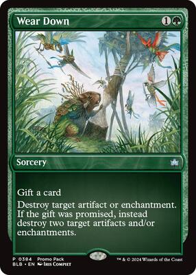 Wear Down card from Promo Pack: Bloomburrow