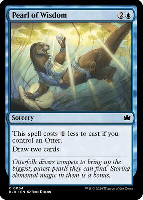 Pearl of Wisdom card from Bloomburrow