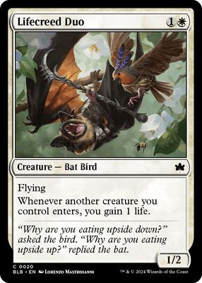 Lifecreed Duo card from Bloomburrow