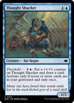 Thought Shucker card from Bloomburrow