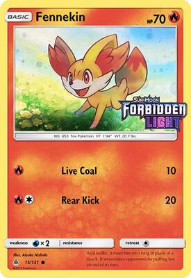 Fennekin - 15/131 (Toys R' Us Promo) card from SM Promos
