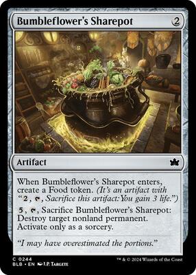 Bumbleflower's Sharepot card from Bloomburrow