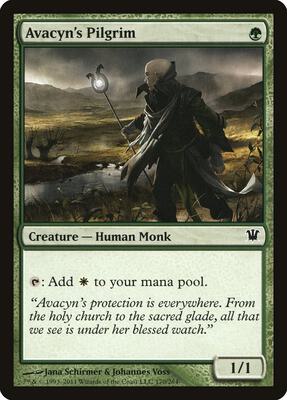 Avacyn's Pilgrim card from Innistrad