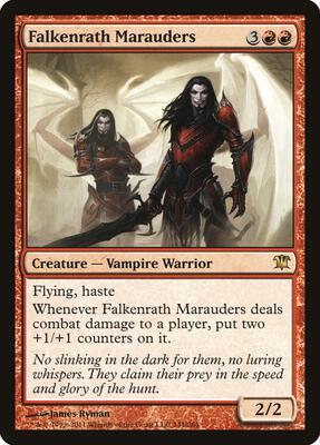 Falkenrath Marauders card from Innistrad