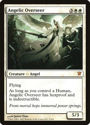 Angelic Overseer card from Innistrad