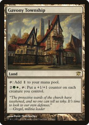 Gavony Township card from Innistrad