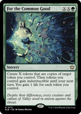 For the Common Good card from Bloomburrow