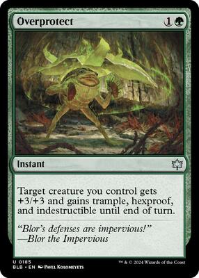 Overprotect card from Bloomburrow