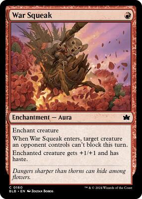War Squeak card from Bloomburrow