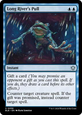 Long River's Pull card from Bloomburrow