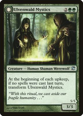 Ulvenwald Mystics card from Innistrad