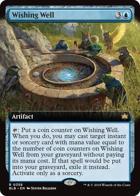 Wishing Well (Extended Art) card from Bloomburrow