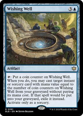 Wishing Well card from Bloomburrow