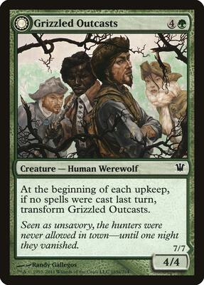 Grizzled Outcasts card from Innistrad