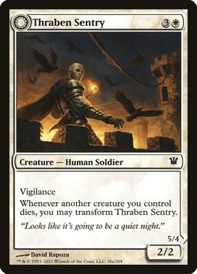 Thraben Sentry card from Innistrad