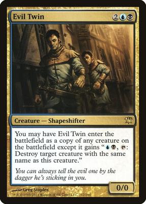 Evil Twin card from Innistrad