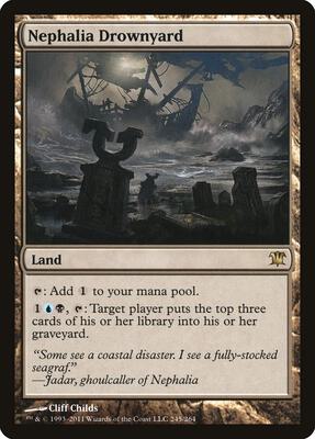 Nephalia Drownyard card from Innistrad