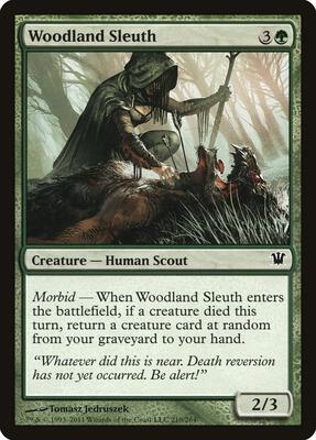 Woodland Sleuth card from Innistrad