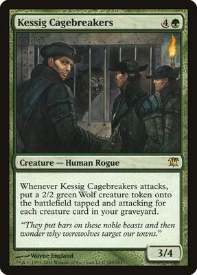 Kessig Cagebreakers card from Innistrad