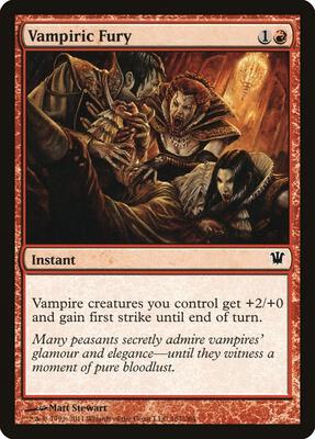 Vampiric Fury card from Innistrad