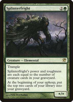 Splinterfright card from Innistrad