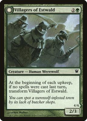 Villagers of Estwald card from Innistrad