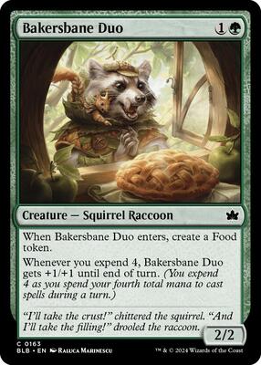 Bakersbane Duo card from Bloomburrow