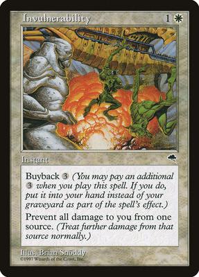 Invulnerability card from Tempest