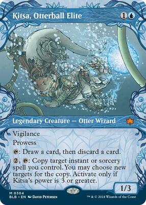 Kitsa, Otterball Elite (Showcase) card from Bloomburrow