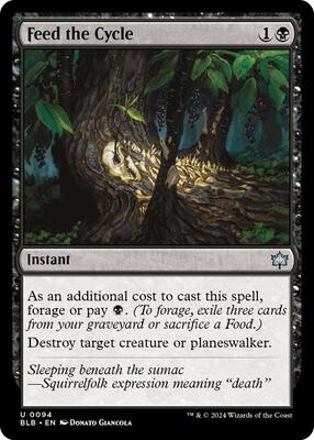 Feed the Cycle card from Bloomburrow