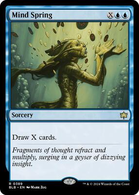 Mind Spring card from Bloomburrow