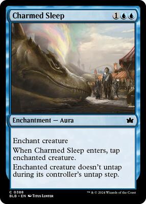 Charmed Sleep card from Bloomburrow