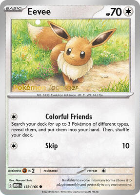 Eevee - 133/165 (Pokemon Together) card from Miscellaneous Cards & Products