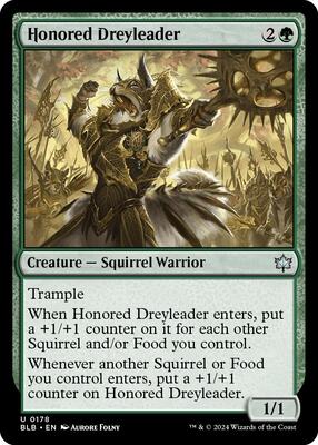 Honored Dreyleader card from Bloomburrow