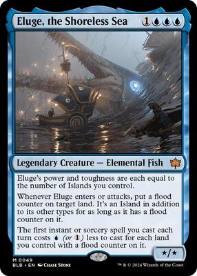 Eluge, the Shoreless Sea card from Bloomburrow