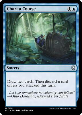 Chart a Course card from Commander: Bloomburrow