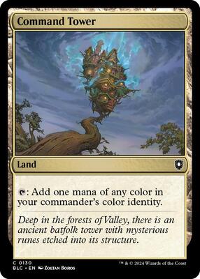 Command Tower card from Commander: Bloomburrow