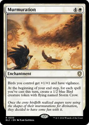 Murmuration card from Commander: Bloomburrow