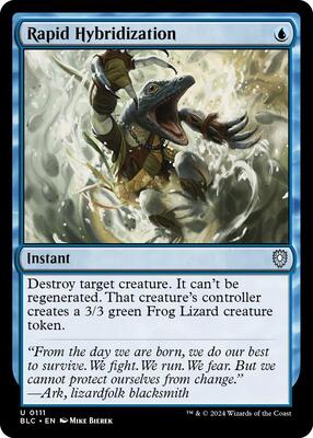 Rapid Hybridization card from Commander: Bloomburrow